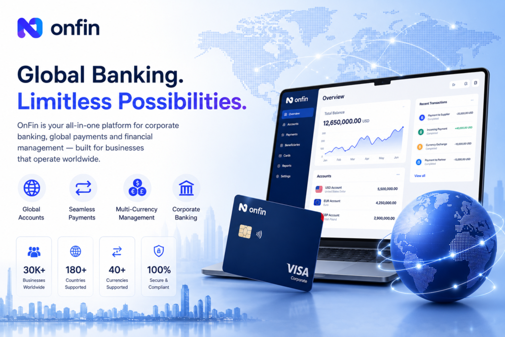 OnFin: The Future of Global Corporate Banking & Payment Solutions feacherd image